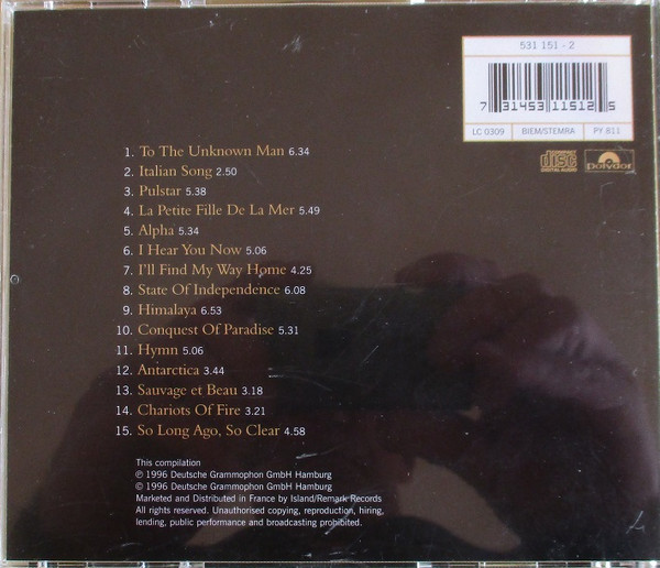Vangelis - Portraits {So Long Ago, So Clear} | Polydor (531 151-2) - 2