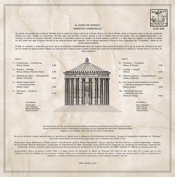El Sueño De Hyparco - Ambientes Hormonales | Urpa i musell (UiM 001) - 2 El Sueño De Hyparco - Ambientes Hormonales | Urpa i musell (UiM 001) - 2