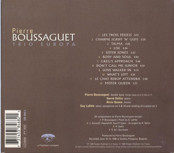 Pierre Boussaguet - Charme | EmArcy (538 468-2) - 2