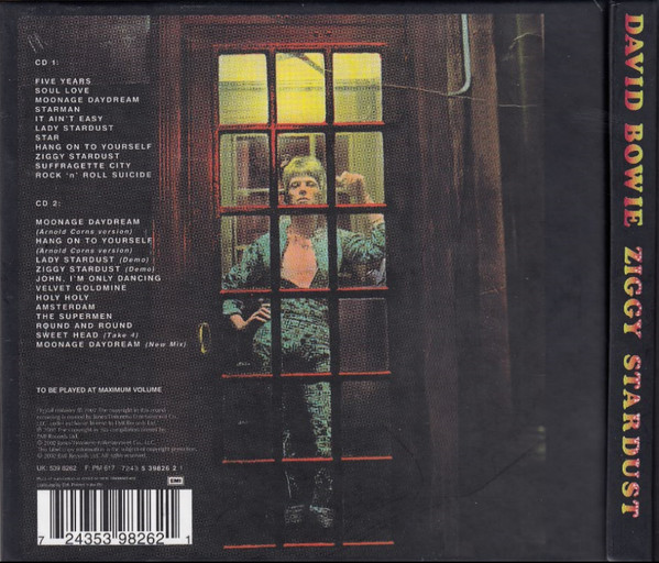 David Bowie - The Rise And Fall Of Ziggy Stardust And The Spiders From Mars - CD 30TH ANNIVERSARY | EMI (7243 5 39826 2 1) - 3 David Bowie - The Rise And Fall Of Ziggy Stardust And The Spiders From Mars - CD 30TH ANNIVERSARY | EMI (7243 5 39826 2 1) - 3
