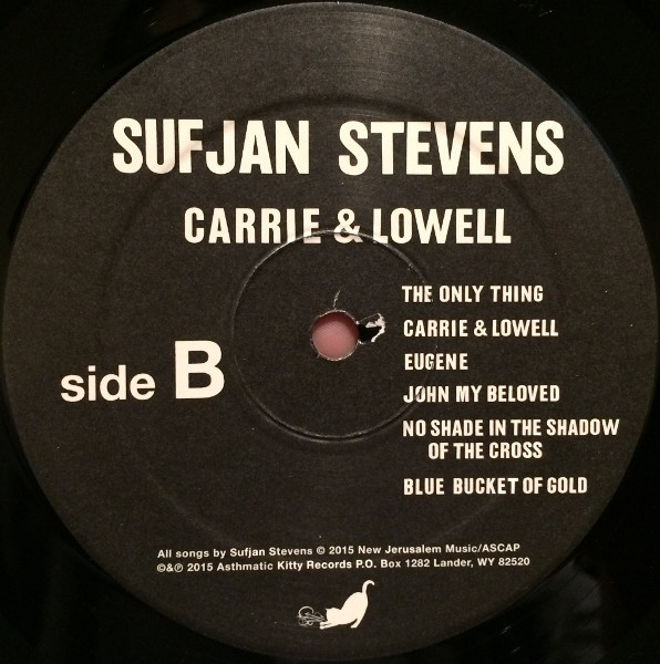 Sufjan Stevens - Carrie & Lowell | Asthmatic Kitty Records (AKR099) - 2 Sufjan Stevens - Carrie & Lowell | Asthmatic Kitty Records (AKR099) - 2