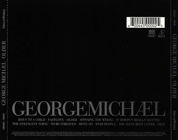 George Michael - Older | DreamWorks Records (DRMD - 50000) - 2 George Michael - Older | DreamWorks Records (DRMD - 50000) - 2