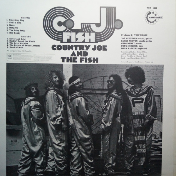 Country Joe And The Fish - C.J. Fish | Vanguard (VSD-6555) - 2