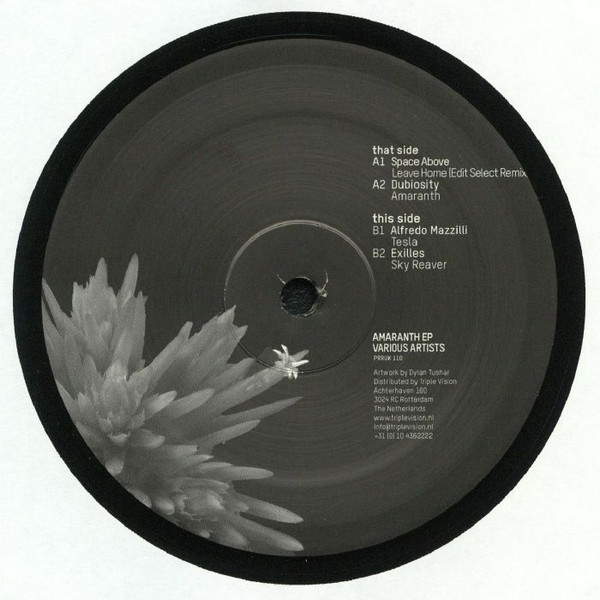 Various - Amaranth EP | Planet Rhythm Records (PRRUK110) - 2 Various - Amaranth EP | Planet Rhythm Records (PRRUK110) - 2