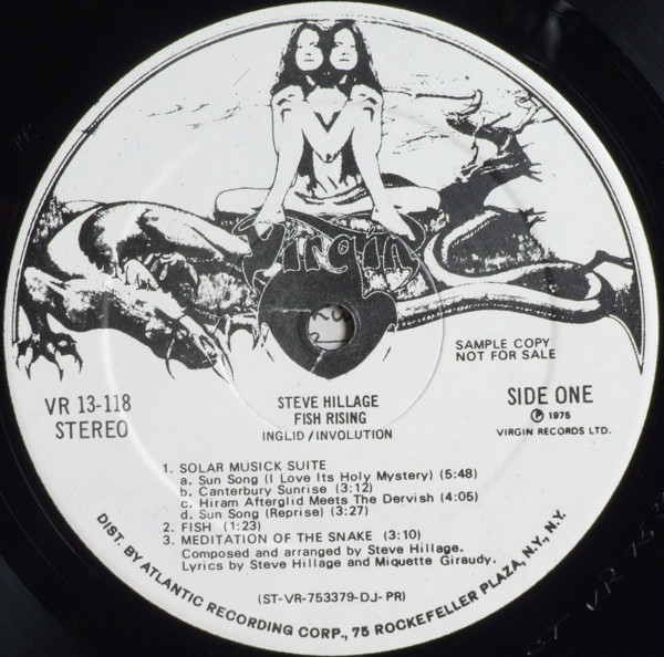 Steve Hillage - Fish Rising | Virgin (VR 13-118) - 4