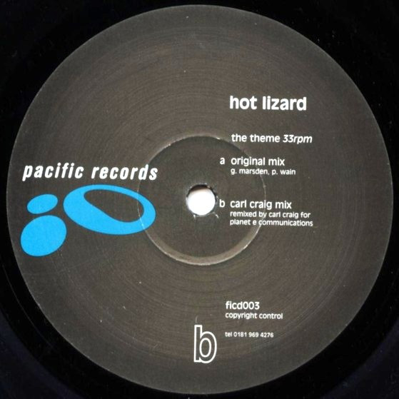 Hot Lizard - The Theme | Pacific Records (ficd003)