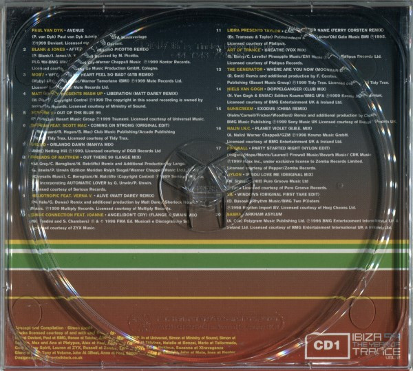 Various - Ibiza 99 - The Year Of Trance Vol. 2 | Global Television (RADCDX150) - 4