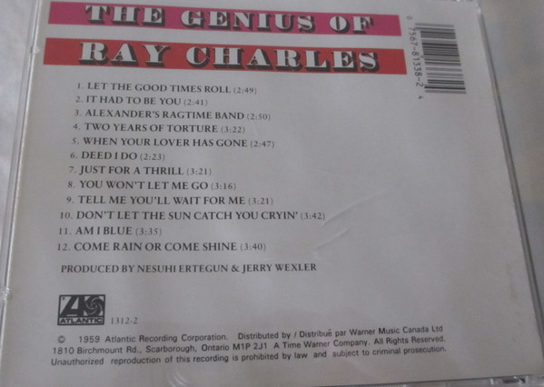 Ray Charles - The Genius Of Ray Charles | Atlantic (1312-2) - 2