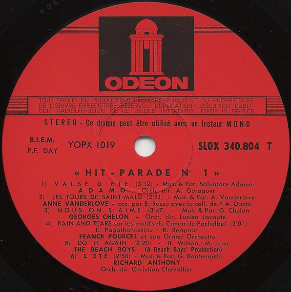 Various - Hit Parade Vol. 1 | Odeon (SLOX 340 804) - 3