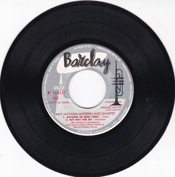 The Modern Jazz Quartet - 2 - The Queen's Fancy | Barclay (74011) - 3