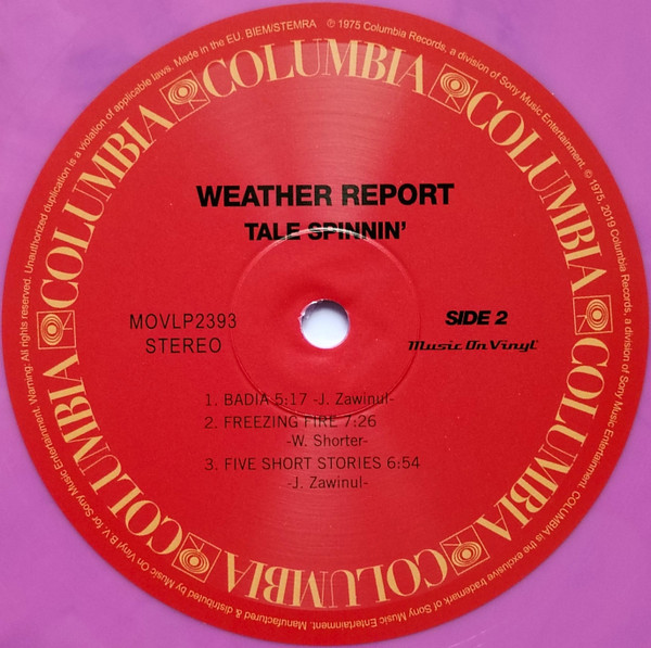 Weather Report - Tale Spinnin' | Music On Vinyl (MOVLP2393) - 4