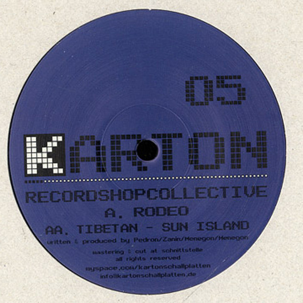 Recordshopcollective - Rodeo EP | Karton Schallplatten (Karton 05)