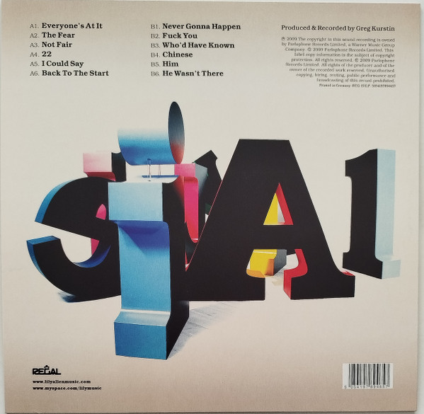 Lily Allen - It's Not Me, It's You | Regal (5054197894657) - 2