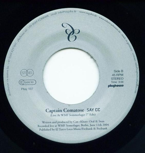Captain Comatose - To My Song | Playhouse (PLAY107) - 4