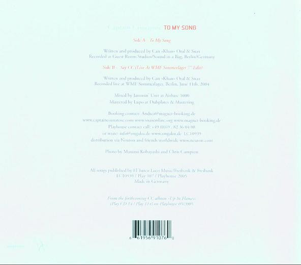 Captain Comatose - To My Song | Playhouse (PLAY107) - 2