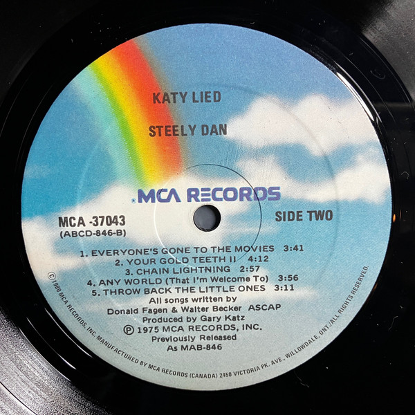 Steely Dan - Katy Lied | MCA Records (MCA-37043) - 4 Steely Dan - Katy Lied | MCA Records (MCA-37043) - 4