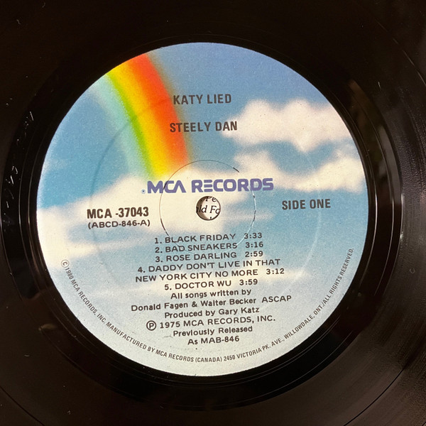 Steely Dan - Katy Lied | MCA Records (MCA-37043) - 3 Steely Dan - Katy Lied | MCA Records (MCA-37043) - 3