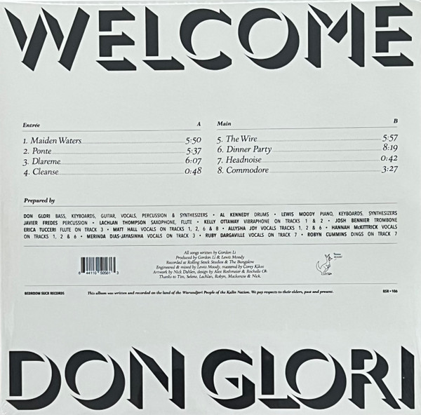 Don Glori - Welcome | Bedroom Suck Records (BSR-106) - 2 Don Glori - Welcome | Bedroom Suck Records (BSR-106) - 2
