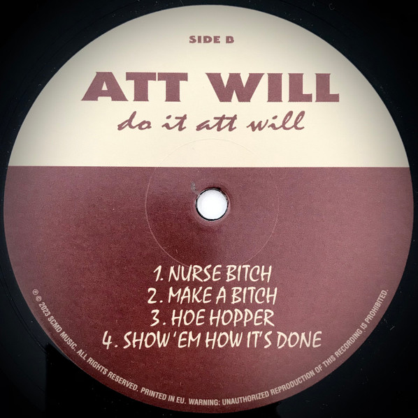 Att Will - Do It Att Will | Taha Records (TAHA-047) - 4 Att Will - Do It Att Will | Taha Records (TAHA-047) - 4