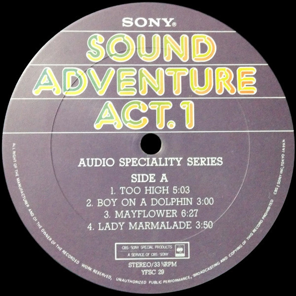Yuji Ohno - Sound Adventure Act.1 | Sony (YFSC-29) - 3