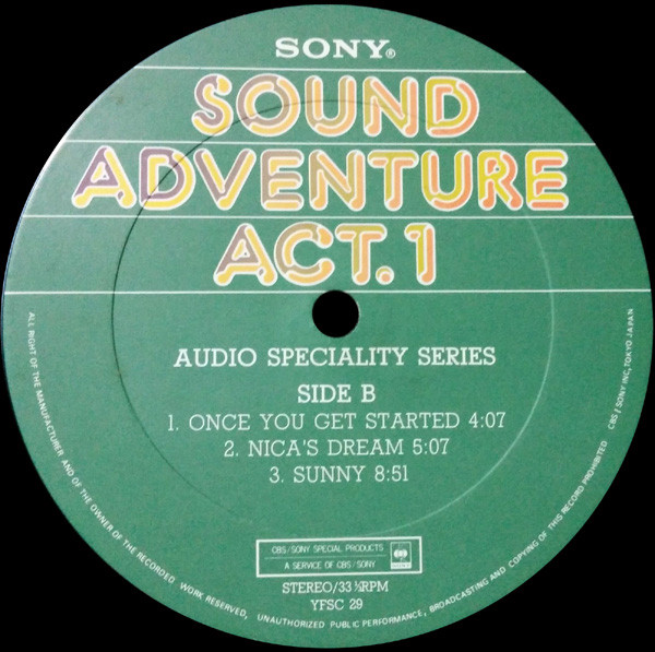 Yuji Ohno - Sound Adventure Act.1 | Sony (YFSC-29) - 4