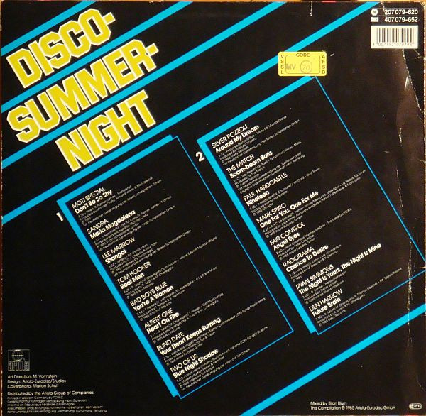 Various - Disco Summer Night | Ariola (207 079) - 2