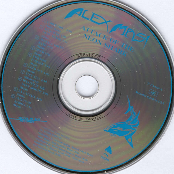 Alex Masi - Attack Of The Neon Shark CD | Enigma Records (7 73410-2) - 4