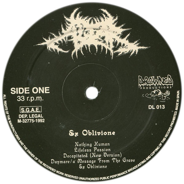 Altar / Cartilage - Ex Oblivione / The Fragile Concept Of Affection | Drowned Productions (DL 013) - 3
