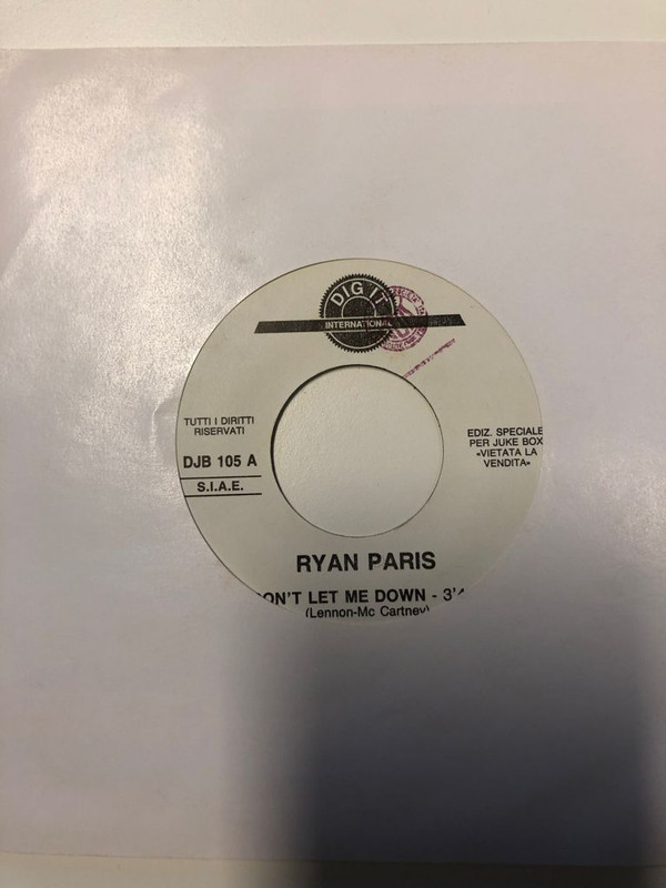 Ryan Paris - Don't Let Me Down | Dig It International (DMX 10079) - 2 Ryan Paris - Don't Let Me Down | Dig It International (DMX 10079) - 2