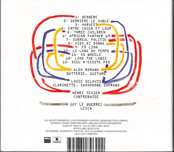 Romano, Sclavis, Texier - Guy Le Querrec - African Flashback | Label Bleu (LBLC 6679) - 2 Romano, Sclavis, Texier - Guy Le Querrec - African Flashback | Label Bleu (LBLC 6679) - 2
