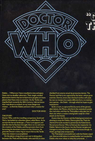 Doctor Who - Doctor Who - Genesis Of The Daleks | BBC Records (REH 364) - 4
