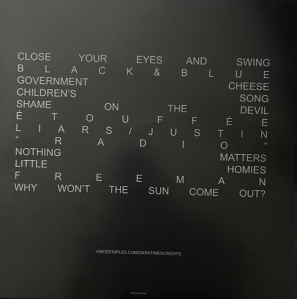 Vince Staples - Dark Times | Def Jam Recordings (602465743494) - 4 Vince Staples - Dark Times | Def Jam Recordings (602465743494) - 4