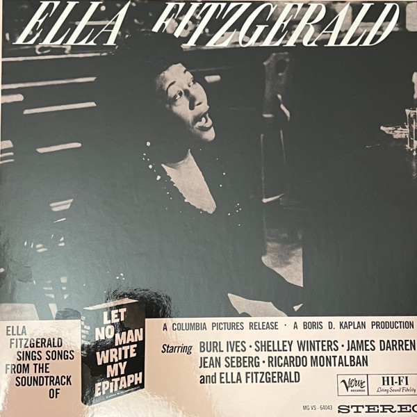 Ella Fitzgerald - Ella Fitzgerald Sings Songs From Let No Man Write My Epitaph | Verve Records (B0037369-01) - main