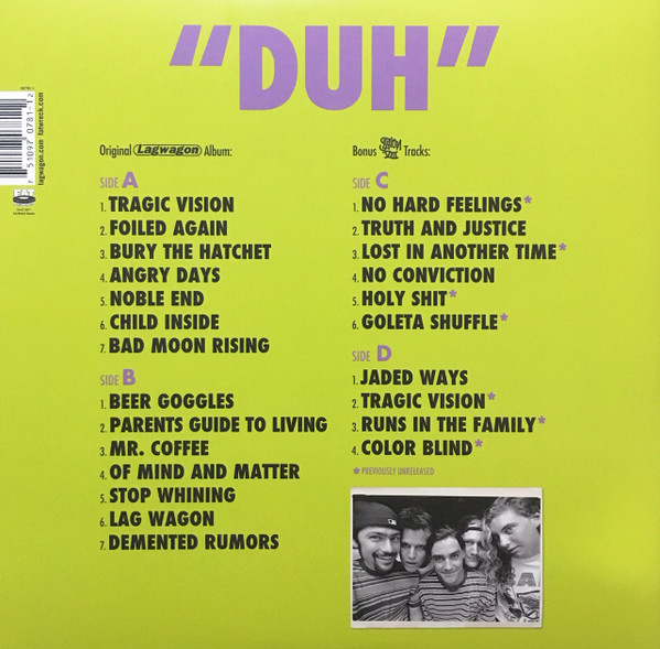Lagwagon - Duh | Fat Wreck Chords (FAT781-1) - 4 Lagwagon - Duh | Fat Wreck Chords (FAT781-1) - 4