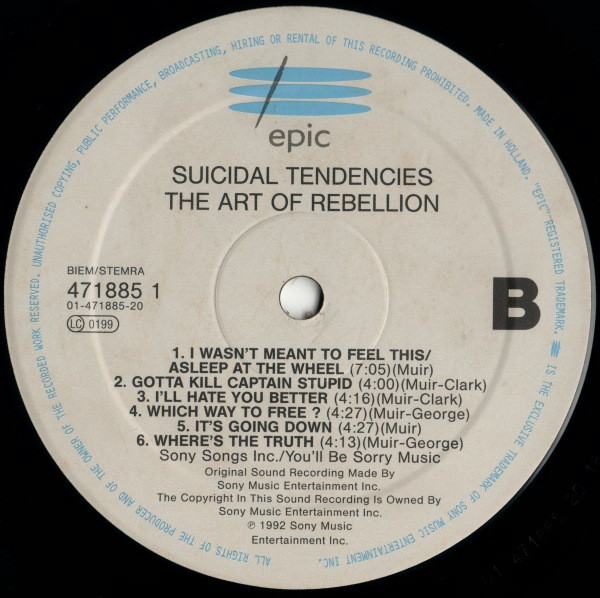 Suicidal Tendencies - The Art Of Rebellion | Epic (471885 1) - 4