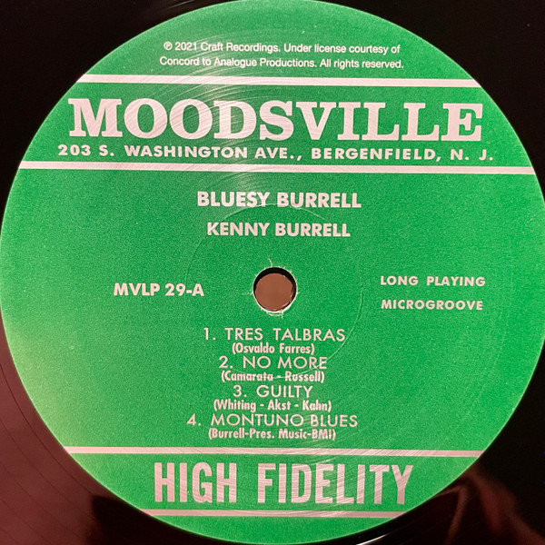 Kenny Burrell With Coleman Hawkins - Bluesey Burrell | Analogue Productions (APRJ 29) - 3