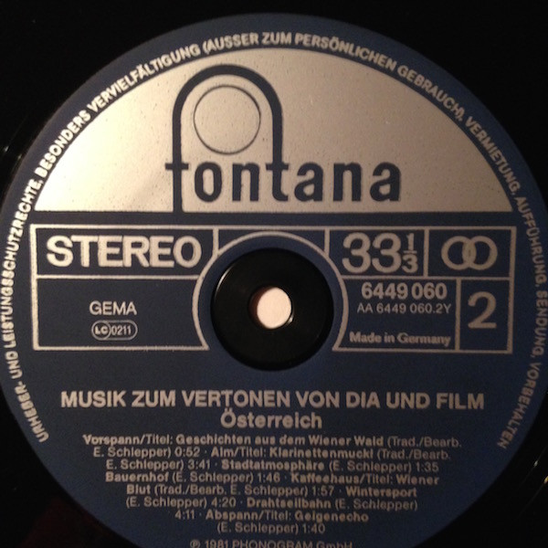 No Artist - Musik Zum Vertonen Von Dia Und Film: Spanien / Österreich | Fontana (6449 060) - 4 No Artist - Musik Zum Vertonen Von Dia Und Film: Spanien / Österreich | Fontana (6449 060) - 4
