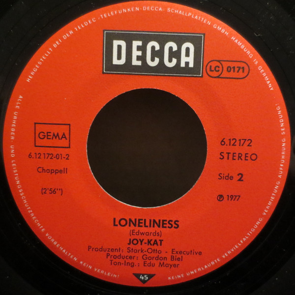 Joy-Kat - One More Step To Happiness | Decca (6.12172) - 4
