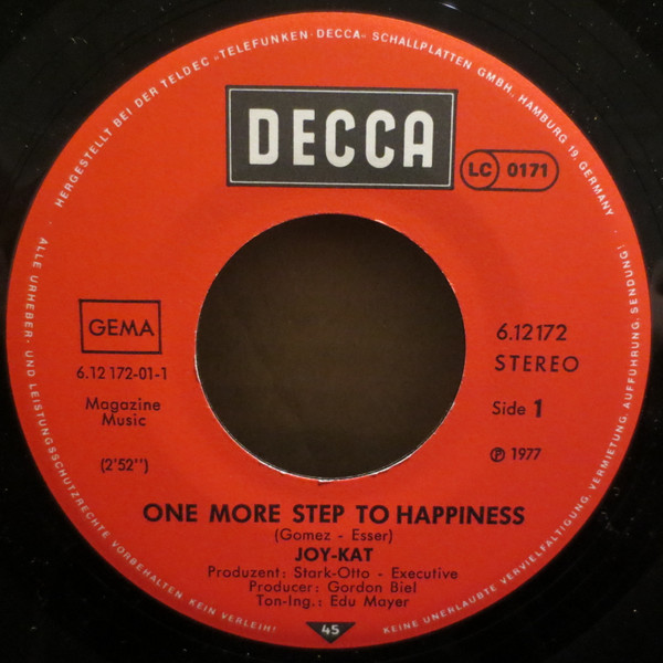 Joy-Kat - One More Step To Happiness | Decca (6.12172) - 3
