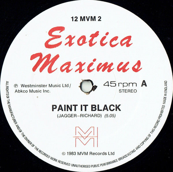 Exotica Maximus - Paint It Black / Western Fields | MVM (12 MVM 2) - 3