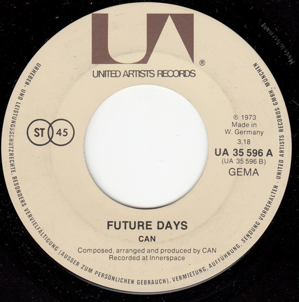 Can - Moonshake / Future Days | United Artists Records (UA 35 596 A) - 3