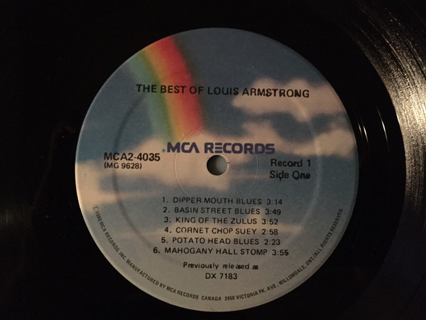 Louis Armstrong - The Best Of Louis Armstrong | MCA Records (MCA-2-4035) - 3