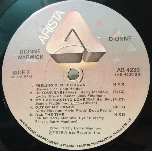 Dionne Warwick - Dionne | Arista (AB 4230) - 4