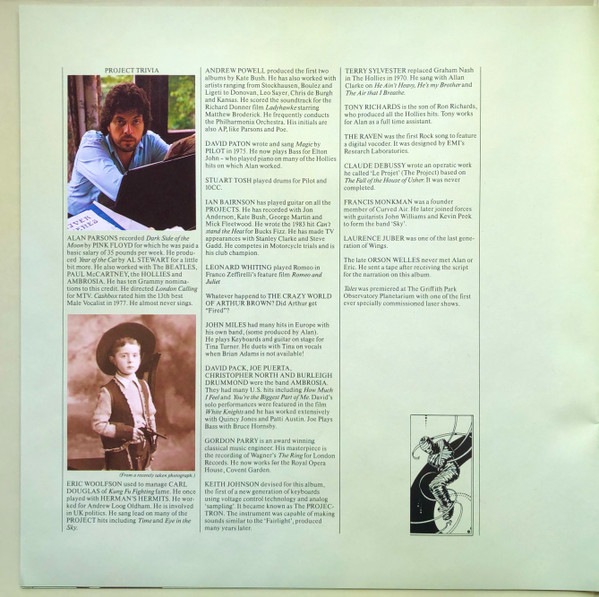 The Alan Parsons Project - Tales Of Mystery And Imagination - Edgar Allan Poe | Mercury (832 820-1) - 3