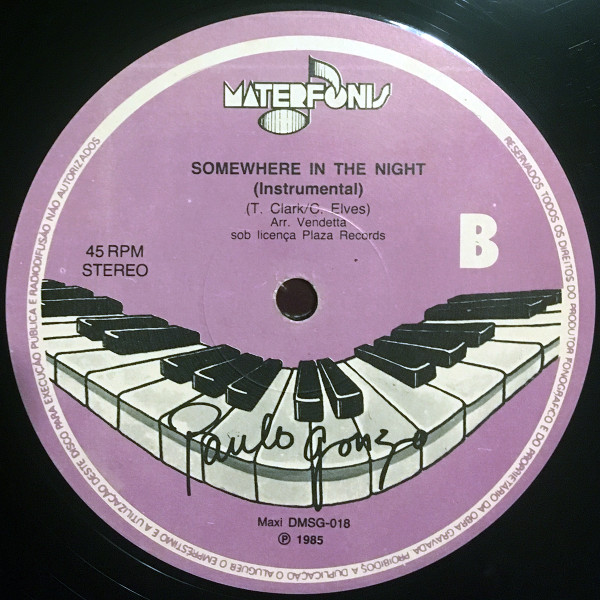 Paulo Gonzo - Somewhere In The Night | Materfonis (Máxi-018) - 4