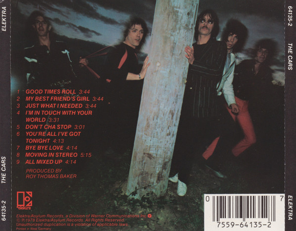 The Cars - The Cars CD | Elektra (64135-2) - 2
