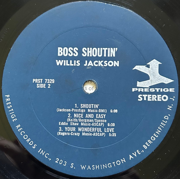 Willis Jackson - Boss Shoutin' [Vinyl] | Prestige (PRST 7329) - 4