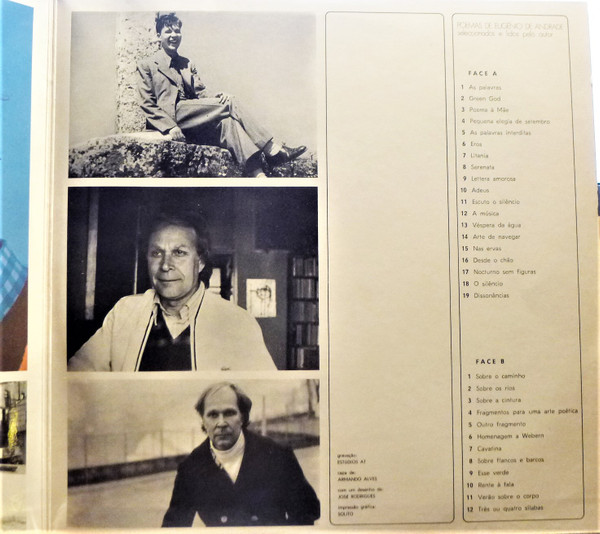 Eugénio de Andrade - Poemas De Eugénio de Andrade Lidos Pelo Autor | Orfeu (STAT 044) - 4