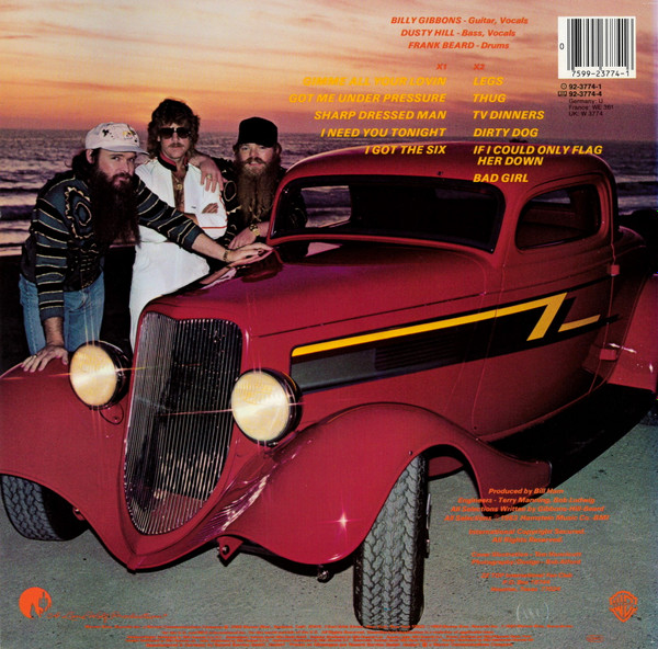 ZZ Top - Eliminator | Warner Bros. Records (92-3774-1) - 2 ZZ Top - Eliminator | Warner Bros. Records (92-3774-1) - 2