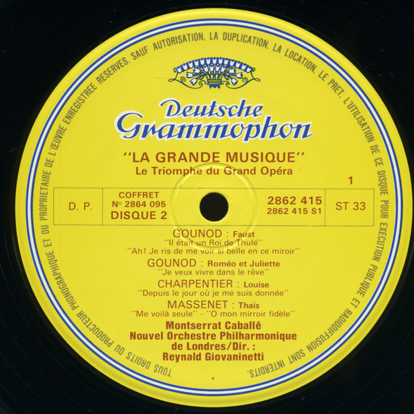 Various - Le Triomphe Du Grand Opéra | Deutsche Grammophon (2864 095U) - 4